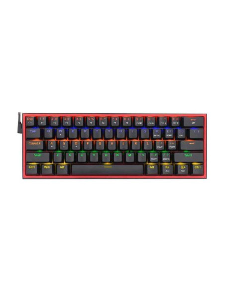 Tastatura gaming mecanica Redragon Fizz neagra iluminare