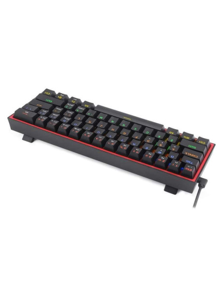 Tastatura gaming mecanica Redragon Fizz neagra iluminare