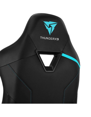 Scaun gaming Thunder X3 TC3 Jet negru,TC3-JBK Scaun gaming Thunder X3 TC3 Jet negru,TC3-JBK