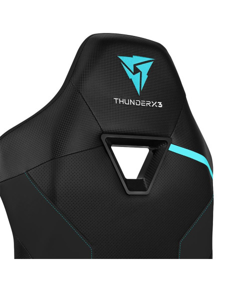 Scaun gaming Thunder X3 TC3 Max Jet negru,TC3-MAX-JBK