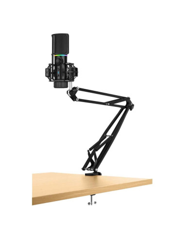 Microfon Streamplify MIC RGB cu brat tip pantograf cu