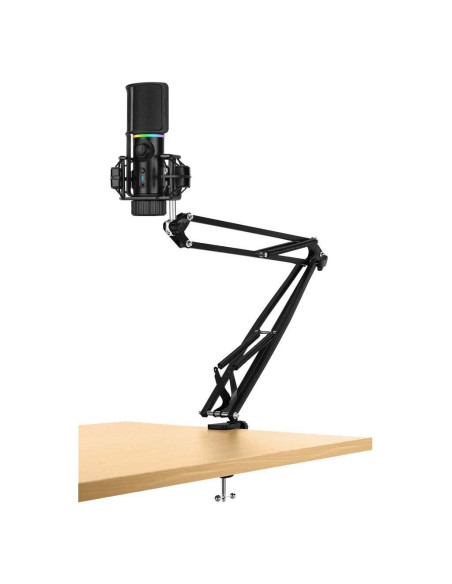 Microfon Streamplify MIC RGB cu brat tip pantograf cu