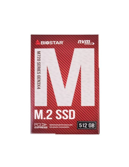 SSD M.2 Biostar M720 512GB Gen3x4,SI216PME35-PM1BK-BS2