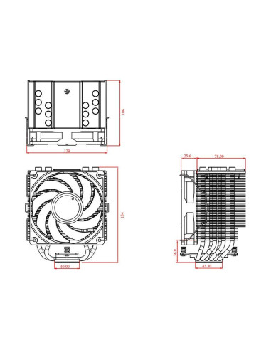 Cooler procesor ID-Cooling SE-226-XT iluminare