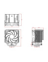 Cooler procesor ID-Cooling SE-226-XT iluminare