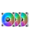 Set 3 ventilatoare Thermaltake Pure 12 ARGB 120mm albe