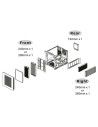 Carcasa Thermaltake Divider 200 TG Air neagra,CA-1V1-00S1WN-01