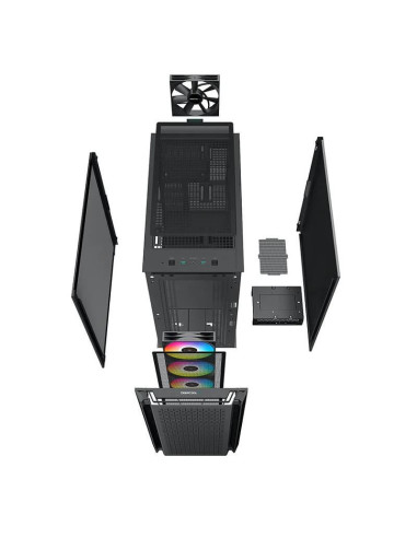 Carcasa Deepcool CG560 neagra,R-CG560-BKAAE4-G-1