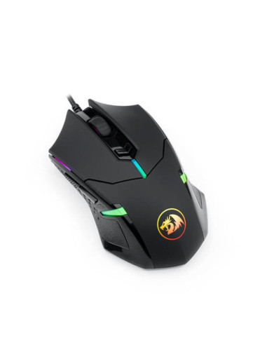 Mouse gaming Redragon Centrophorus iluminare RGB negru,M601-RGB