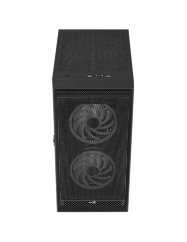 Carcasa Aerocool Graphite V2 neagra,GRAPHITE-G-BK-V2