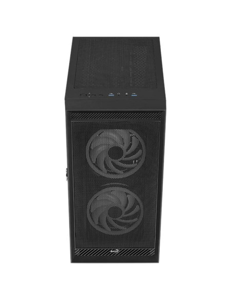 Carcasa Aerocool Graphite V2 neagra,GRAPHITE-G-BK-V2