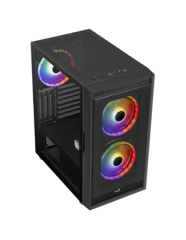 Carcasa Aerocool Graphite V2 neagra,GRAPHITE-G-BK-V2