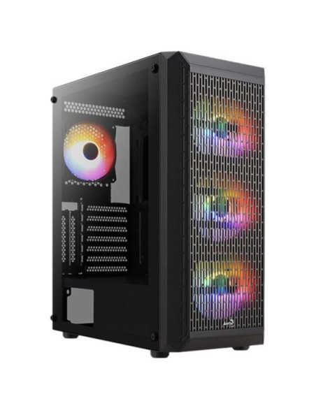 Carcasa Aerocool Beam V2 RGB neagra,BEAM-G-BK-V2