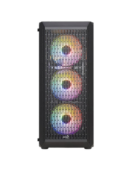 Carcasa Aerocool Beam V2 RGB neagra,BEAM-G-BK-V2