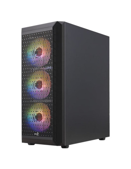 Carcasa Aerocool Beam V2 RGB neagra,BEAM-G-BK-V2