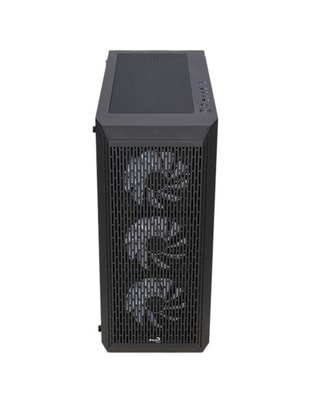 Carcasa Aerocool Beam V2 RGB neagra,BEAM-G-BK-V2