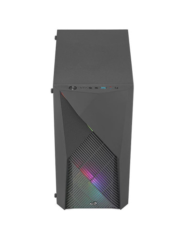Carcasa Aerocool Raider Mini RGB neagra,RAIDER MINI-G-BK-V2