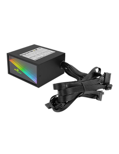 Sursa full modulara Aerocool Mirage Gold 750W neagra iluminare Sursa full modulara Aerocool Mirage Gold 750W neagra iluminare