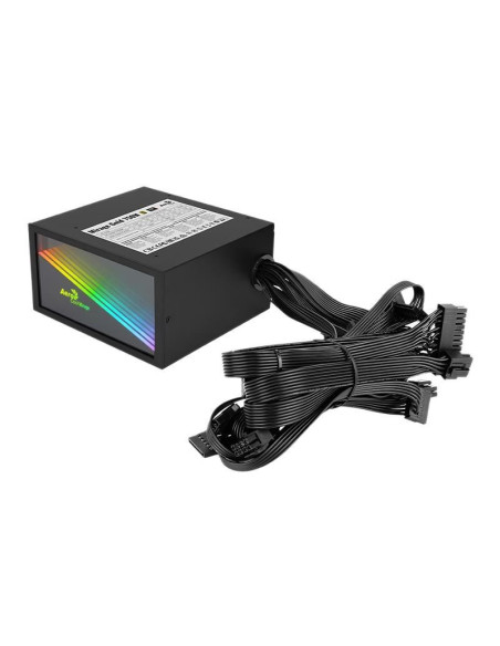 Sursa full modulara Aerocool Mirage Gold 750W neagra iluminare Sursa full modulara Aerocool Mirage Gold 750W neagra iluminare
