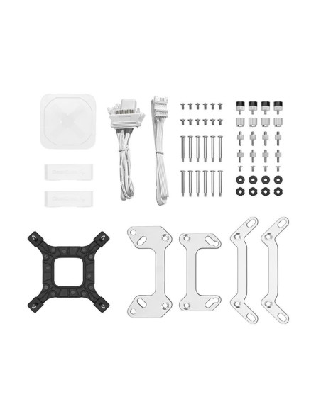 Cooler procesor cu lichid Deepcool LS720 alb iluminare