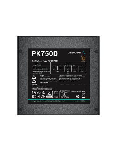 Sursa Deepcool PK750D 750W neagra,R-PK750D-FA0B-EU