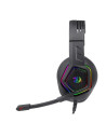 Casti gaming Redragon Medea negre iluminare RGB,H280