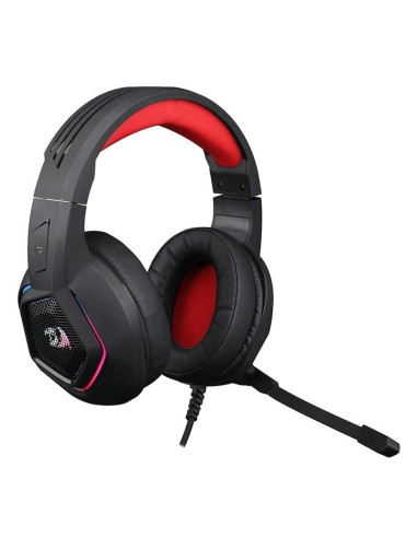 Casti gaming Redragon Medea negre iluminare RGB,H280