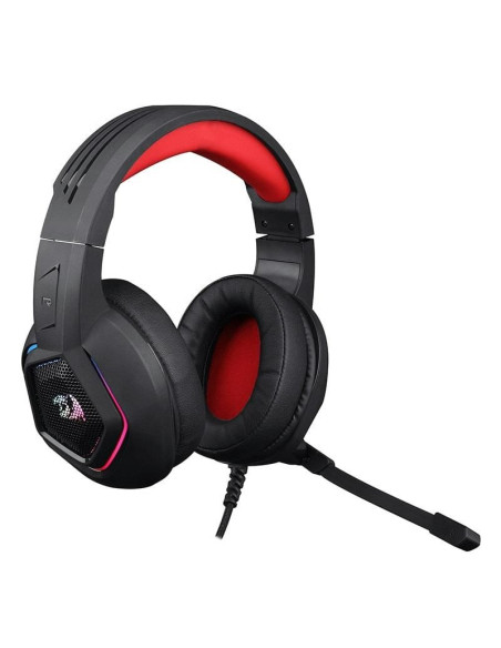 Casti gaming Redragon Medea negre iluminare RGB,H280