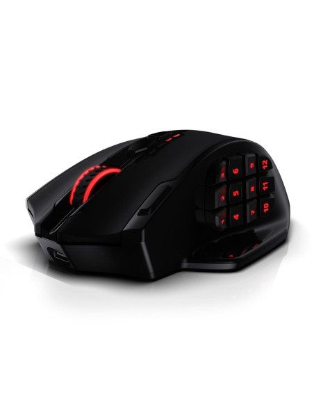 Mouse gaming wireless Redragon Impact Elite negru iluminare