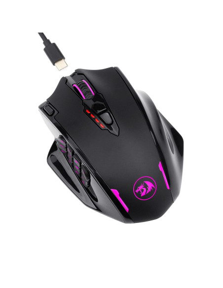 Mouse gaming wireless Redragon Impact Elite negru iluminare
