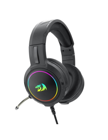Casti gaming Redragon Mento negre iluminare RGB,H270-RGB