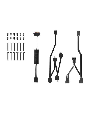 Set 3 ventilatoare ID-Cooling TF-12025 120mm iluminare