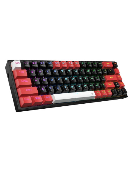 Tastatura gaming mecanica Redragon Castor Pro neagra iluminare