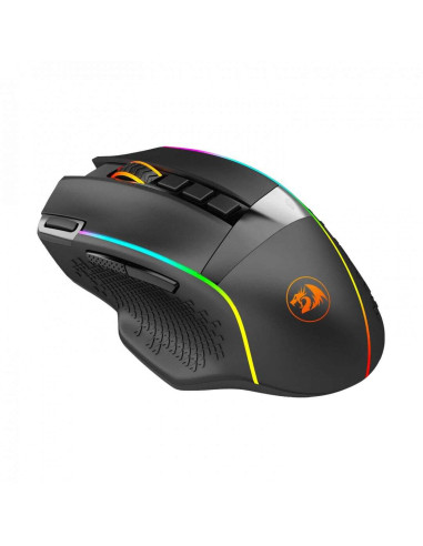 Mouse gaming wireless si cu fir Redragon Enlightment negru