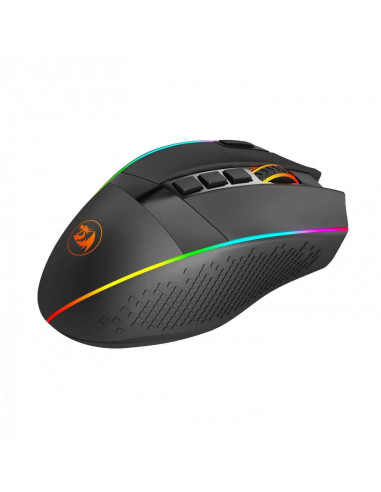 Mouse gaming wireless si cu fir Redragon Enlightment negru