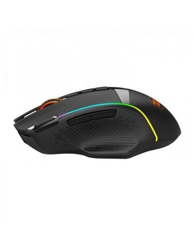 Mouse gaming wireless si cu fir Redragon Enlightment negru