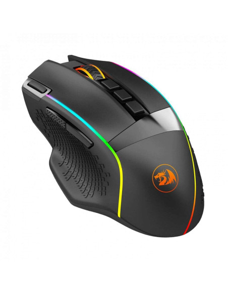 Mouse gaming wireless si cu fir Redragon Enlightment negru