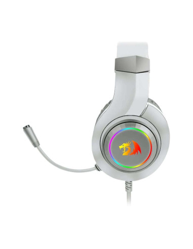 Casti gaming Redragon Hylas iluminare RGB albe,H260-W