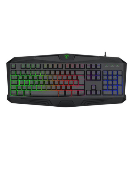 Tastatura gaming T-Dagger Tanker neagra iluminare RGB,T-TGK202