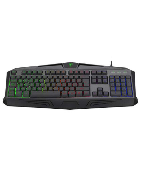 Tastatura gaming T-Dagger Tanker neagra iluminare RGB,T-TGK202