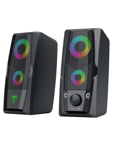 Boxe T-Dagger Matrix iluminare RGB negre,T-TGS550