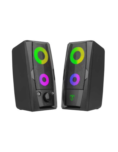 Boxe T-Dagger Matrix iluminare RGB negre,T-TGS550