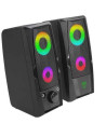 Boxe T-Dagger Matrix iluminare RGB negre,T-TGS550