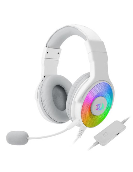 Casti gaming Redragon Pandora 2 albe iluminare RGB,H350W-RGB-1
