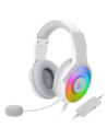 Casti gaming Redragon Pandora 2 albe iluminare RGB,H350W-RGB-1