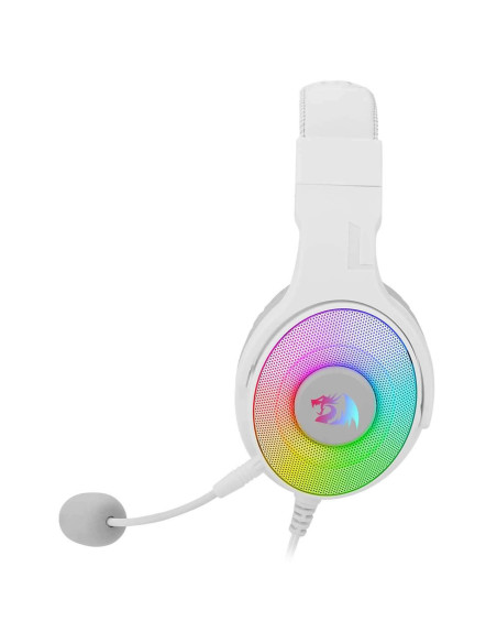 Casti gaming Redragon Pandora 2 albe iluminare RGB,H350W-RGB-1