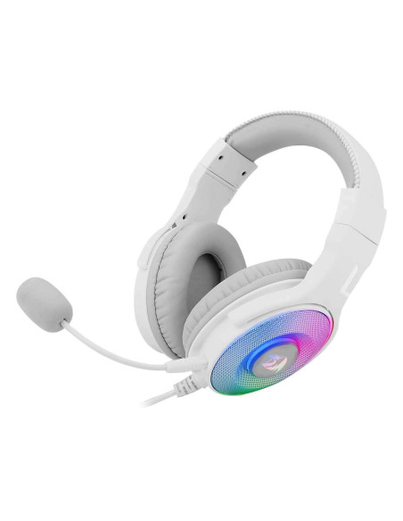 Casti gaming Redragon Pandora 2 albe iluminare RGB,H350W-RGB-1