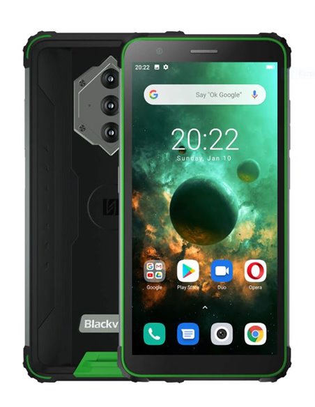 Smartphone Blackview BV6600 PRO, 64GB, 4G, Android, Dual SIM, Verde