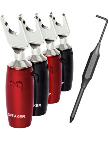 Mufe spada High-End Audioquest 507 Series, Silver plated (Set 4