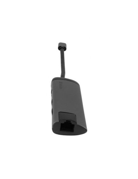 HUB Multiport USB-C la 2X USB 3.0, HDMI 4K, USB-C, RJ45